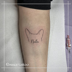 Smartattoo , tatuaggi , tatuaggio , tatuaggi bologna , tatuaggio bologna , fineline , handpoke  , sottili  , crazy , sfumato ,  cane , dog , amore , passione , animali